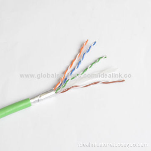 Cat6 FTP Network Cables, CU/CCA/CCS Conductor, PVC/LSZH Jacket, HDPE Insulation, OEM/ODM Orders